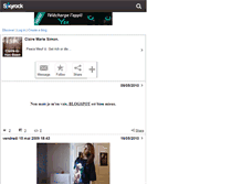 Tablet Screenshot of claire-is-has-been.skyrock.com