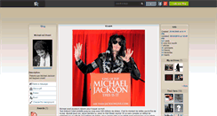 Desktop Screenshot of michaeljacksonvivant.skyrock.com