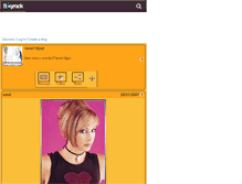 Tablet Screenshot of amel-hijazi.skyrock.com
