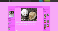 Desktop Screenshot of looove-2-hamster.skyrock.com