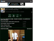 Tablet Screenshot of christian-kadima.skyrock.com
