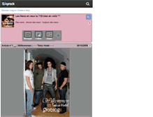 Tablet Screenshot of 3xx-tokio-hotel-x.skyrock.com