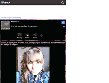 Tablet Screenshot of andrea59100.skyrock.com