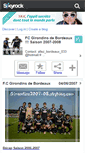 Mobile Screenshot of girondins2007-08.skyrock.com