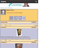 Tablet Screenshot of egyptomania.skyrock.com