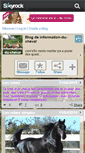 Mobile Screenshot of information-du-cheval.skyrock.com