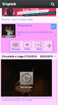 Mobile Screenshot of chrystalleg.skyrock.com