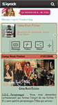 Mobile Screenshot of camp-rock-fiction.skyrock.com