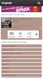 Mobile Screenshot of coeur-de-pirate-musics.skyrock.com