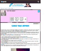 Tablet Screenshot of carly-rae-jepsen-fans.skyrock.com