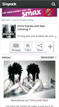 Mobile Screenshot of chris-and-sam.skyrock.com