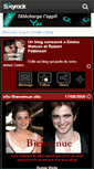 Mobile Screenshot of emma-robert.skyrock.com