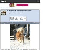 Tablet Screenshot of haflinger-frison.skyrock.com