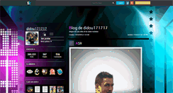 Desktop Screenshot of didou171717.skyrock.com