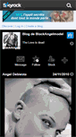 Mobile Screenshot of blackangelmodel.skyrock.com