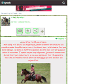 Tablet Screenshot of ecuries-de-mon-coeur.skyrock.com
