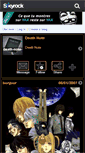 Mobile Screenshot of death-note-l.skyrock.com