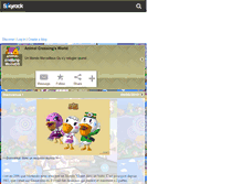 Tablet Screenshot of animal-crossing-worldds.skyrock.com