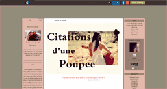 Desktop Screenshot of citations-d-une-poupee.skyrock.com