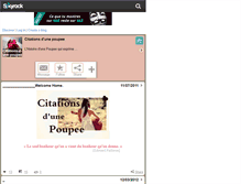 Tablet Screenshot of citations-d-une-poupee.skyrock.com