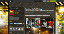 Desktop Screenshot of festivalwoilahiphop.skyrock.com