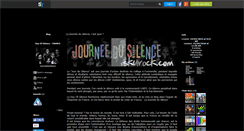 Desktop Screenshot of journeedusilence.skyrock.com