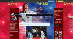 Desktop Screenshot of messi0710.skyrock.com