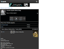 Tablet Screenshot of christina-aguilera-91.skyrock.com