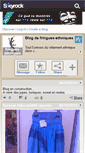 Mobile Screenshot of fringues-ethniques.skyrock.com