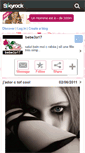 Mobile Screenshot of bebe3a17.skyrock.com