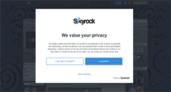Desktop Screenshot of podalive.skyrock.com