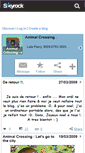 Mobile Screenshot of animal-cr0ssing--x.skyrock.com