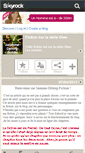 Mobile Screenshot of jasmine-delorg-fiction.skyrock.com
