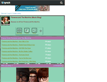 Tablet Screenshot of florenceandthemachine.skyrock.com