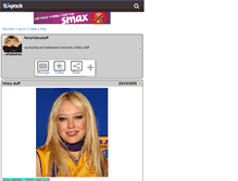 Tablet Screenshot of fairyhilaryduff.skyrock.com