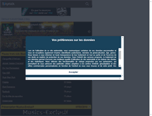 Tablet Screenshot of musics-exclusif.skyrock.com