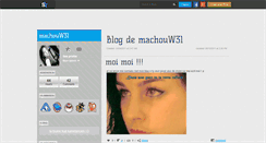 Desktop Screenshot of machouw31.skyrock.com