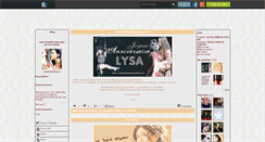 Desktop Screenshot of lysaansaldi4ever.skyrock.com