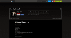Desktop Screenshot of new-people-song2.skyrock.com