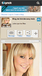 Mobile Screenshot of blonde-sexy-lesb.skyrock.com