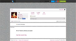 Desktop Screenshot of pixiris.skyrock.com