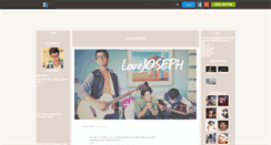 Desktop Screenshot of lovejoseph.skyrock.com