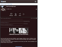 Tablet Screenshot of dont-leave-my-heart.skyrock.com