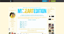 Desktop Screenshot of myheartedition.skyrock.com