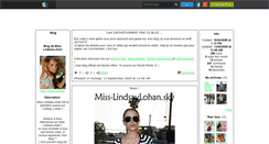 Desktop Screenshot of miss-lindsaylohan.skyrock.com