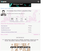 Tablet Screenshot of demilovato-radio.skyrock.com