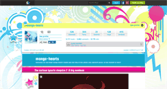 Desktop Screenshot of manga-hearts.skyrock.com