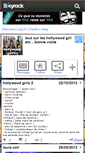 Mobile Screenshot of hollywood-girl-nrj.skyrock.com