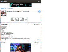 Tablet Screenshot of hollywood-girl-nrj.skyrock.com
