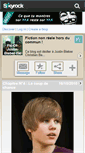 Mobile Screenshot of fic-of-justin-bieber-fic.skyrock.com
